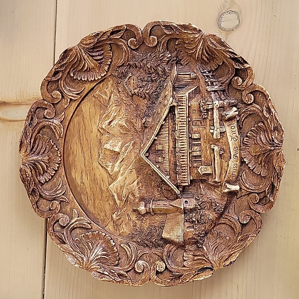 Vintage Wood Tyrolean Wall Decor